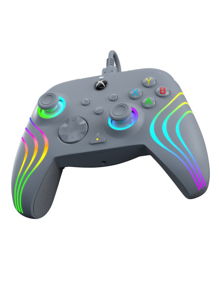 Pdp Afterglow Wave Szary Usb Gamepad Analogowa/Cyfrowa Pc, Xbox One, Xbox Series S, Xbox Series X