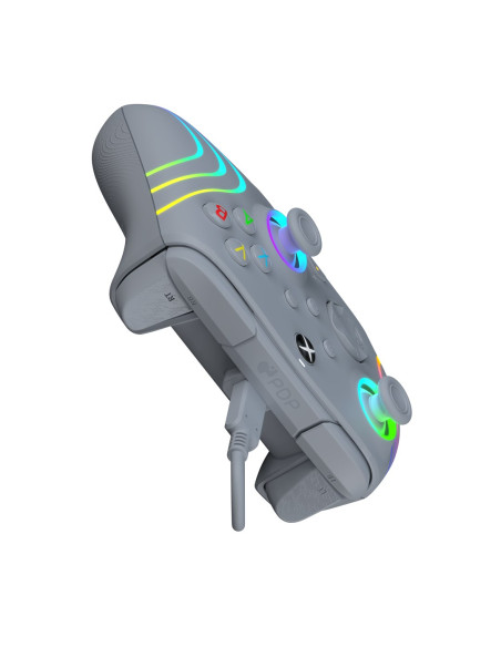Pdp Afterglow Wave Szary Usb Gamepad Analogowa/Cyfrowa Pc, Xbox One, Xbox Series S, Xbox Series X