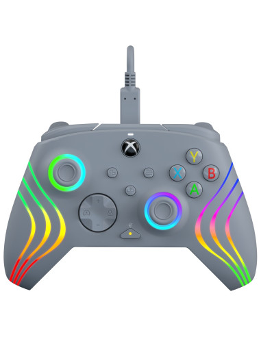Pdp Afterglow Wave Szary Usb Gamepad Analogowa/Cyfrowa Pc, Xbox One, Xbox Series S, Xbox Series X