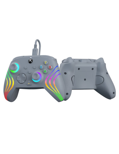 Pdp Afterglow Wave Szary Usb Gamepad Analogowa/Cyfrowa Pc, Xbox One, Xbox Series S, Xbox Series X