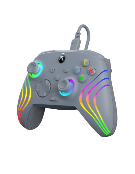 Pdp Afterglow Wave Szary Usb Gamepad Analogowa/Cyfrowa Pc, Xbox One, Xbox Series S, Xbox Series X
