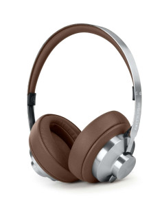 Muse M-298 Sbr Słuchawki/Zestaw Słuchawkowy Przewodowy I Bezprzewodowy Opaska Na Głowę Połączenia/Muzyka Bluetooth Brązowy, Sreb