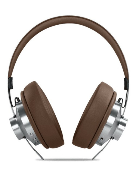 Muse M-298 Sbr Słuchawki/Zestaw Słuchawkowy Przewodowy I Bezprzewodowy Opaska Na Głowę Połączenia/Muzyka Bluetooth Brązowy, Sreb