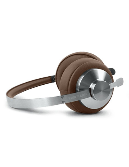 Muse M-298 Sbr Słuchawki/Zestaw Słuchawkowy Przewodowy I Bezprzewodowy Opaska Na Głowę Połączenia/Muzyka Bluetooth Brązowy, Sreb