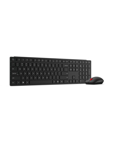 Lenovo 4X31S04848 Klawiatura Dołączona Myszka Biuro Rf Wireless + Bluetooth Belgijski Czarny