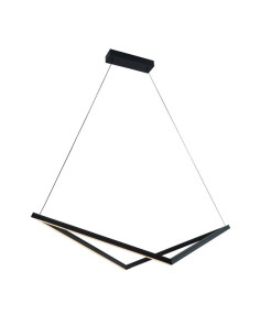 Luminaire Pendant 32W Led Black 1920Lm