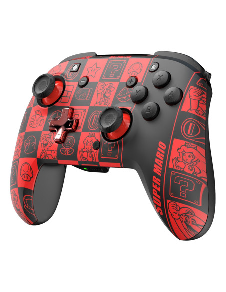 Pdp Rematch Glow Czarny, Zielony, Czerwony Gamepad Analogowa/Cyfrowa Nintendo Switch, Nintendo Switch Oled