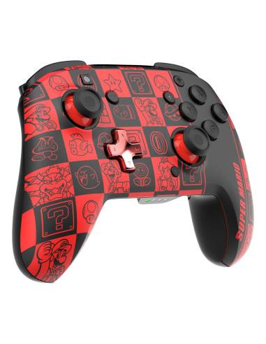 Pdp Rematch Glow Czarny, Zielony, Czerwony Gamepad Analogowa/Cyfrowa Nintendo Switch, Nintendo Switch Oled