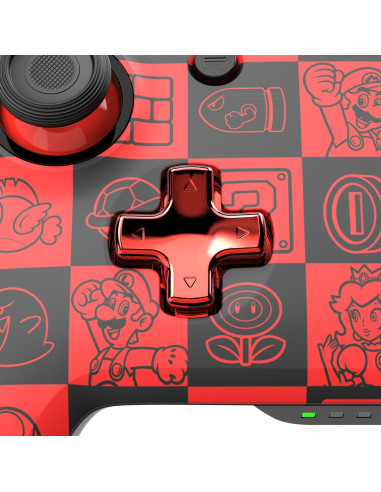 Pdp Rematch Glow Czarny, Zielony, Czerwony Gamepad Analogowa/Cyfrowa Nintendo Switch, Nintendo Switch Oled