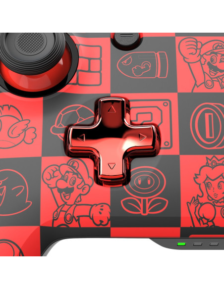 Pdp Rematch Glow Czarny, Zielony, Czerwony Gamepad Analogowa/Cyfrowa Nintendo Switch, Nintendo Switch Oled