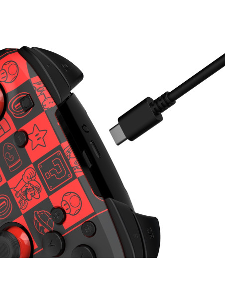 Pdp Rematch Glow Czarny, Zielony, Czerwony Gamepad Analogowa/Cyfrowa Nintendo Switch, Nintendo Switch Oled