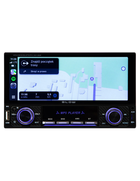 Radio Blow Avh-686B Rds Mp3/Usb/Micro Sd/Bluetooth