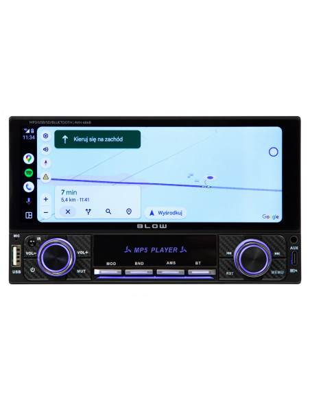 Radio Blow Avh-686B Rds Mp3/Usb/Micro Sd/Bluetooth