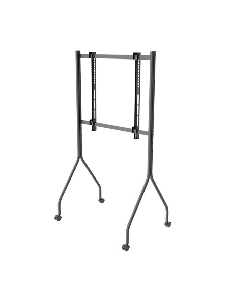 Maclean Stand Pod Tv Stand / Wózek Do Tv Maclean, Na Kółkach, 37-80", Max. Obciążenie 50Kg, Max. Vesa 600X400, Czarny, Mc-180