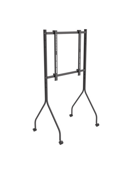 Maclean Stand Pod Tv Stand / Wózek Do Tv Maclean, Na Kółkach, 37-80", Max. Obciążenie 50Kg, Max. Vesa 600X400, Czarny, Mc-180