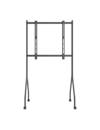 Maclean Stand Pod Tv Stand / Wózek Do Tv Maclean, Na Kółkach, 37-80", Max. Obciążenie 50Kg, Max. Vesa 600X400, Czarny, Mc-180