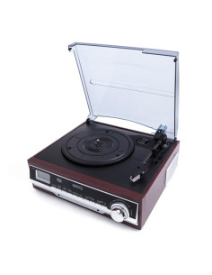 Camry Premium Cr1113 Gramofon Z Napędem Pasowym Czarny, Chrom, Drewno Pół-Automatyczny 2