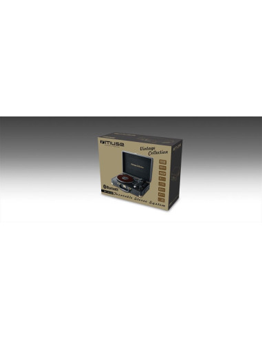 Muse Mt-103 Gd Obrotowy Talerz Gramofonu Czarny