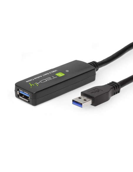 Techly Icur30100G Kabel Usb Usb 3.2 Gen 1 (3.1 Gen 1) 10 M Usb A Czarny