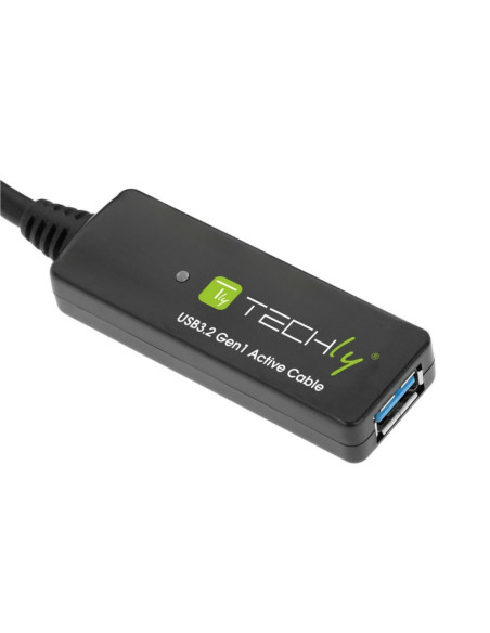 Techly Icur30100G Kabel Usb Usb 3.2 Gen 1 (3.1 Gen 1) 10 M Usb A Czarny