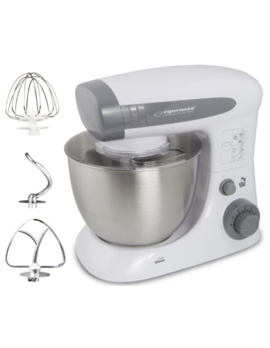 Esperanza Cooking Assista Ekm024 Robot Kuchenny Wielofunkcyjny Planetarny 4 L Biały 800 W