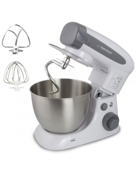 Esperanza Cooking Assista Ekm024 Robot Kuchenny Wielofunkcyjny Planetarny 4 L Biały 800 W