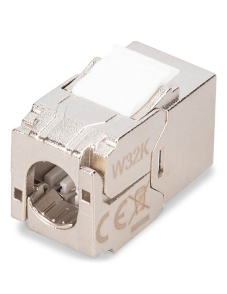 Digitus Kompaktowy Moduł Keystone Cat 6A, Ekranowany, Beznarzędziowe Złącze Montażowe, 12 Szt.