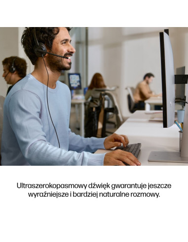 Hp Poly Mission 425 Classic – Przewodowy Zestaw Słuchawkowy Usb Stereo (Opakowanie Zbiorcze)