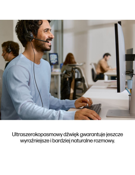 Hp Poly Mission 425 Classic – Przewodowy Zestaw Słuchawkowy Usb Stereo (Opakowanie Zbiorcze)