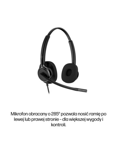 Hp Poly Mission 425 Classic – Przewodowy Zestaw Słuchawkowy Usb Stereo (Opakowanie Zbiorcze)