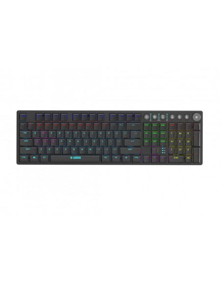 Ibox Aurora K-6 Klawiatura Uniwersalne Rf Wireless + Bluetooth Qwerty Angielski Czarny