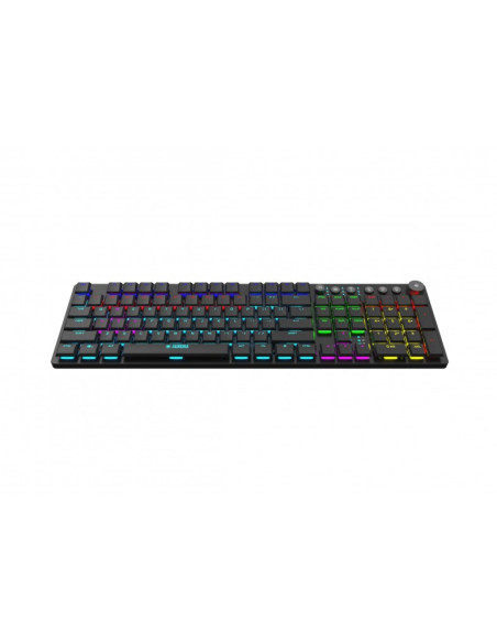 Ibox Aurora K-6 Klawiatura Uniwersalne Rf Wireless + Bluetooth Qwerty Angielski Czarny