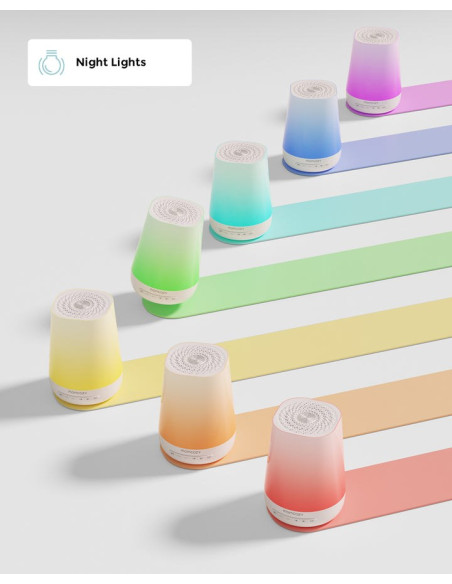 Momcozy Wn002-Wh00Ba-A Inteligentne Oświetlenie Inteligentna Lampa Stołowa Wi-Fi