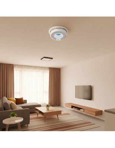 X-Sense Sc07-Mr Inteligentny Czujnik Dymu Fotoelektryczne Czujniki Odbicia Interconnectable Połączenia Bezprzewodowe