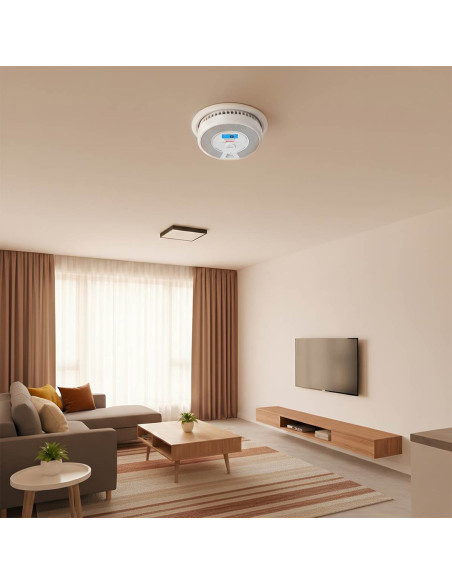 X-Sense Sc07-Mr Inteligentny Czujnik Dymu Fotoelektryczne Czujniki Odbicia Interconnectable Połączenia Bezprzewodowe