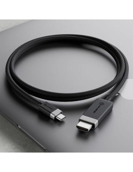 Alogic Fuchd2-Sgr Adapter Kablowy 2 M Hdmi Typu A (Standard) Usb Type-C Szary