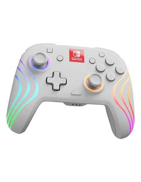 Pdp Afterglow Wave Biały Gamepad Analogowa/Cyfrowa Nintendo Switch, Nintendo Switch Oled