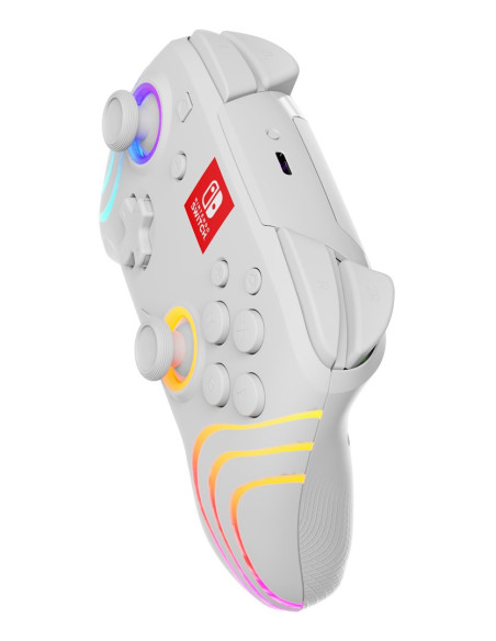 Pdp Afterglow Wave Biały Gamepad Analogowa/Cyfrowa Nintendo Switch, Nintendo Switch Oled