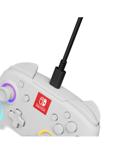 Pdp Afterglow Wave Biały Gamepad Analogowa/Cyfrowa Nintendo Switch, Nintendo Switch Oled