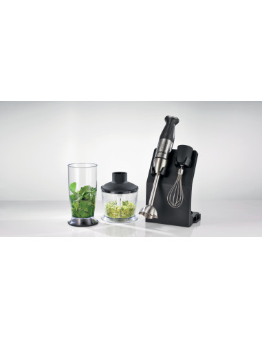Gorenje Hbc807Qb 0,5 L Mikser Ręczny 800 W Czarny, Stal Nierdzewna