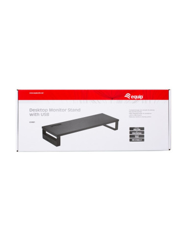 Equip 650881 Uchwyt / Stojak Do Monitorów Biurko Czarny