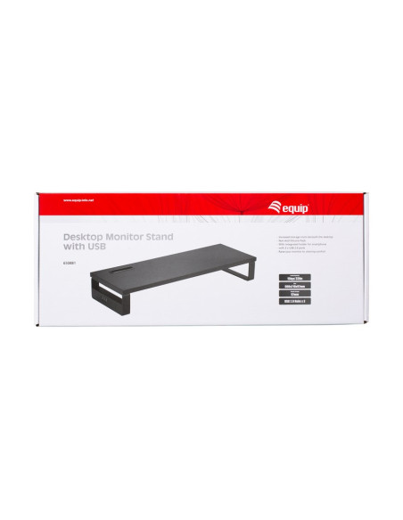 Equip 650881 Uchwyt / Stojak Do Monitorów Biurko Czarny