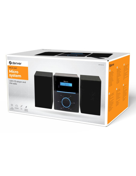 Denver Mca-240 System Micro Domowego Audio 40 W Czarny