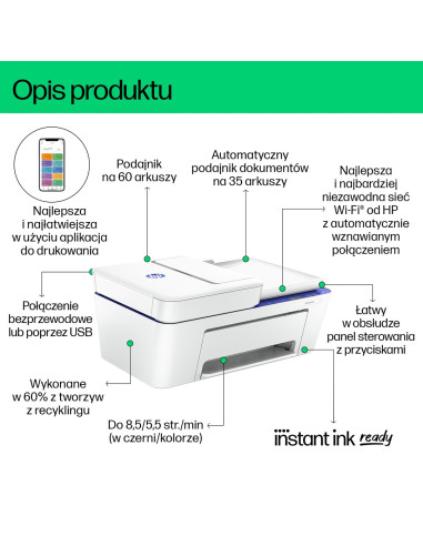 Urządzenie Wielofunkcyjne Hp Deskjet 4230E (60K30B)