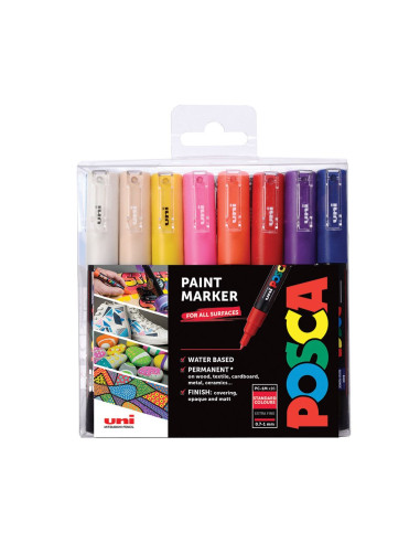 Posca Pc-1M Wielobarwny 16 Szt.