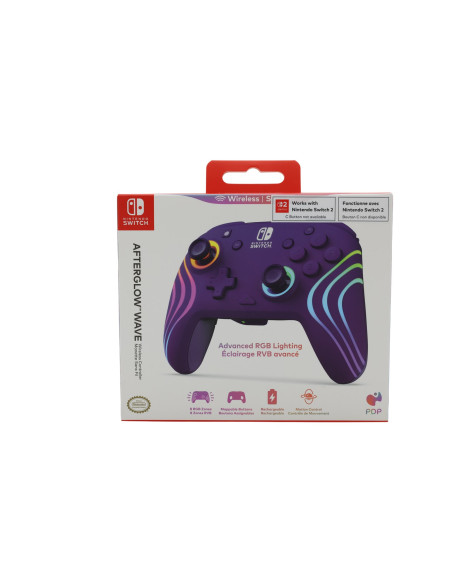 Pdp Afterglow Wave Liliowy Usb Gamepad Analogowa/Cyfrowa Pc, Xbox Series S, Xbox Series X