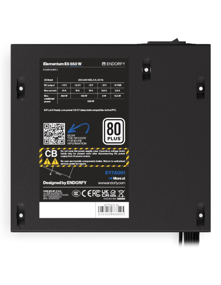 Zasilacz Endorfy Elementum E5 (Ey7A001) 550 W