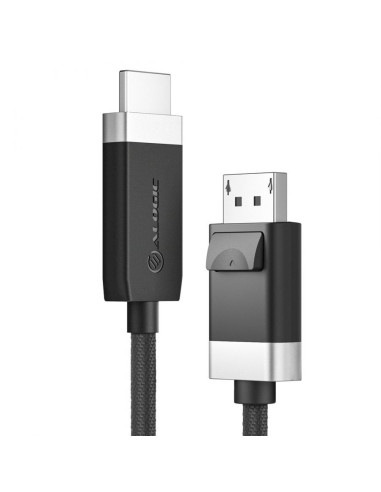 Alogic Fudphd2-Sgr Adapter Kablowy 2 M Displayport Hdmi Czarny, Szary