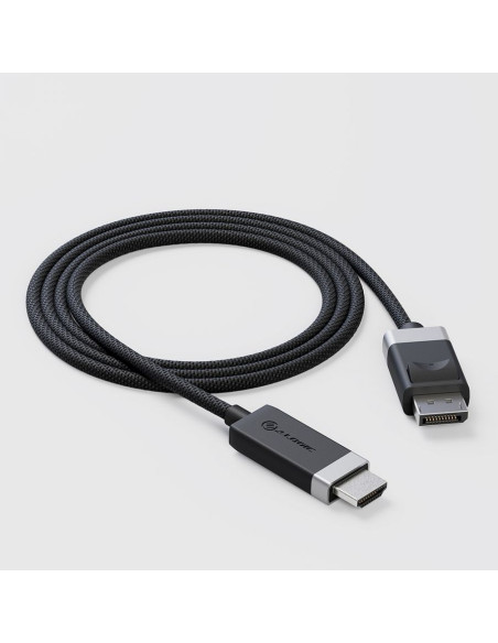 Alogic Fudphd2-Sgr Adapter Kablowy 2 M Displayport Hdmi Czarny, Szary