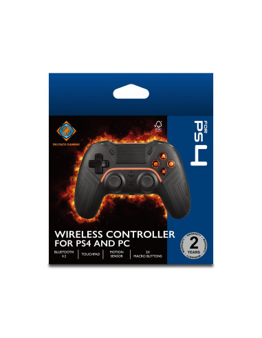 Deltaco Gaming Gam-139 Kontroler Gier Czarny Bluetooth/Usb Gamepad Cyfrowy Android, Pc, Playstation 4